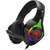 CONNECT IT BIOHAZARD RGB čierna / herné slúchadlá s mikrofónom / 3.5 mm jack + USB / 2.2m