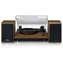 Lenco LS-100WD + 2x reproduktor / Gramofón / 33 &amp; 45 &amp; 78 RPM / RCA / Bluetooth / AUX IN / 10W RMS