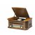 Denver MCR-50MK3 hnedá / Gramofón / 2x 2.5W RMS / FM&AM rádio / CD / TAPE / USB / MP3