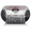 Lenco SCD-24 transparentné / FM rádio / CD prehrávač / 2x2W / 3.5mm jack