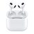 Apple AirPods (2022) 3. generácie / bezdrôtové slúchadlá / BT 5.0 / s lighting nabíjacím puzdrom