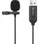 Sandberg streamer USB Clip Microphone / klopový mikrofón / USB-A