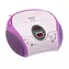 LENCO SCD-24 ružová / Rádio / FM / CD / 4W / 3.5mm 