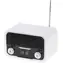 Adler AD 1185 čierno biela / retro rádio / FM / 1 800 mAh batéria / Bluetooth 4.0 / 50 staníc / prehrávanie z USB SD / LCD 