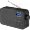 ECG R 105 čierna / Prenosné rádio / FM / USB-C kábel / 4X AA batérie / teleskopická anténa / AUX 