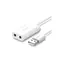 Ugreen Externá zvuková karta USB-A (M) - 2x 3.5mm Jack (F) 0.15m biela 