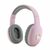 Hello Kitty Bicolor Kitty Metal Head Logo Stereo Headphones ružové / Bezdrôtové slúchadlá / BT 5.3 / výdrž až 8 h