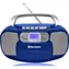 ROADSTAR RCR-4635UMPBL modrá / Rádio s CD prehrávačom / FM / PLL / CD / MP3 / 3.5mm / Kazeta 