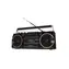 RICATECH PR1980 / Rádiomagnetofón / FM / MP3 / USB