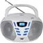 Blaupunkt BB7WH biela / prenosné rádio / CD / USB / AUX / LCD displej 