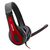 Canyon CNS-CHSC1BR / ľahký PC headset / kombinovaný 3.5 mm jack / kožené náušníky / čierno-červená
