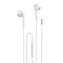 Dudao X3 drôtové slúchadlá do uší biela / s mikrofónom / USB-C / 1.2 m