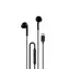Dudao X3C drôtové slúchadlá do uší čierna / s mikrofónom / USB-C / 1.2 m