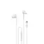 Dudao X3C drôtové slúchadlá do uší biela / s mikrofónom / USB-C / 1.2 m