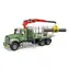 Bruder 02824 Nákladné auto s prepravníkom na drevo + 3 klády / 1:16 / od 4 rokov