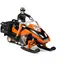 Bruder 63101 Snežný skúter s vodičom / 1:16 / od 3 rokov