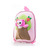 G21 Batoh s plyšovou sovičkou / ružová / Rozmery 26 x 30 x 7 cm