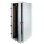 19" rozvádzač stojanový 42U/800x1000 sklenené dvere RAL 7035