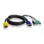 ATEN KVM Kábel HDB15-SVGA+USB+PS2 / 1.8m