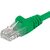 Solarix SFTP CAT5E 1m snag proof zelená / Patch kábel / RJ45-RJ45