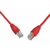 Solarix SFTP CAT5E 0.5m snag proof červená / Patch kábel / RJ45-RJ45