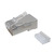 Solarix konektor RJ45 CAT6 STP pre lanko - 1ks / tienený / skladaný