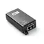 MicroConnect IEEE Gigabit PoE Injector čierna / 802.3 AF/at / 60W 