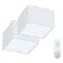 IMMAX NEO súprava 2x CANTO SMART stropné svietidlo 15x15cm 12W biela / Zigbee 3.0 + DO / TUYA