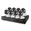 iGet HGNVK164908 / Kamerový systém / 8 kamier / UHD 4K / 16CH / IP66 / WAN / 16x LAN / HDMI / VGA