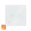 LogiLink SH0112 biela / Nástenný dvojitý spínač / WiFi