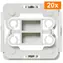 Homematic IP Adaptér Berker B2 (20ks) / pre rámčeky a kryty Berker S1/Modul 2/B1/B3/B7/Q1