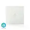 Nedis SmartLife Nástenný vypínač biela / Wi-Fi / Jednoduchý / Nástenný držiak / 1000 W / Android & iOS / Sklo 