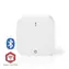 Nedis Brána SmartLife biela / Bluetooth / Zigbee 3.0 / 50 Zariadenie / Sieťové napájanie / Android & iOS 