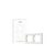 Aqara Switch Frame H2 EU (2-gang) (FE-X01D) dvojitý rámček pre vypínače Aqara H2 biela
