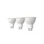 Philips Hue WA LED žiarovka 4.2W sada 3ks / GU10 / 400lm / 2200K-6500K / IP20