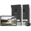 Ezviz HP7 2-Entry Kit čierno-strieborná / Wi-Fi/ 2K / 7" dotykový monitor / 2x zvonček / IP65
