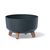 Prosperplast GRACIA LOW 38 cm antracit / Kvetináč 