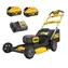 DeWalt DCMWSP156W2 / Aku kosačka na trávu s pojazdom / 2x18V / Šírka záberu: 53 cm / až 1340 m2 / kôš 67 l / 2x 8.0 Ah
