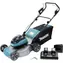 Makita DLM466PT2 / Aku Kosačka na trávu / 2 x 18V / záber 46 cm / kôš 60 l / 2x 5.0 Ah