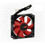 AIREN FAN RedWings80 Clever Deluxe ventilátor / 80 x 80 x 25mm / 21dB / červená