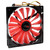AIREN FAN hAiBridWings 140E ventilátor / 140 x 140 x 25mm / extrémne výkonný / 23.8 dBA / červená