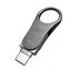 Silicon Power Mobile C80 Duálny USB flash disk 16GB / 16GB / USB-C / USB 3.0 / kovový