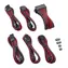 CableMod PRE ModMesh Kábel Extension Kit - carbon-červená