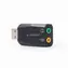 Gembird Virtus Plus USB zvuková karta / 3.5 mm stereo výstup / 3.5 mm vstup mikrofón / Plug&amp;Play