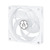 ARCTIC P12 PWM PST biela-transparentná / 120 mm / 200 - 1800 RPM / 95.65 m3h / 4-pin konektor + 4-pin socket