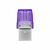 Kingston DataTraveler MicroDuo 3C Gen3 256 GB strieborná / Flash Disk / USB 3.2 Gen 1 - (USB-A &amp; C 3.0)