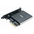 Akasa M.2 PCIe SSD adaptér s pasívnym chladičom / RGB LED