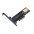 Akasa M.2 X4 PCIe 3.0 adaptér s pasívnym chladičom