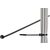 MicroConnect Káblové sťahovacie pásky 280 x 4.8 mm čierna / 100ks