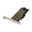 MicroConnect PCIe x4 M.2 B&M kľúč NVMe SSD Adaptér